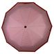 Жіноча парасоля-напівавтомат в смужку, Calm Rain, червоний, 220-4 220-4 фото 2 | ANANASKO