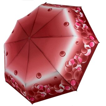 Женский механический зонтик на 8 спиц от SL, красный, 35011-2