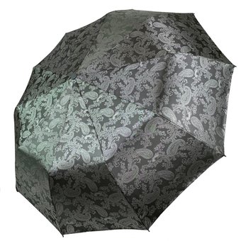Жіноча парасоля-напівавтомат з жакардовим куполом "хамелеон" від Bellissimo, сірий, М524-4 за 586 грн