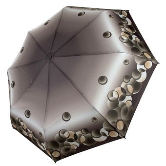 Жіноча механічна парасолька на 8 спиць від SL, сірий, 35011-6