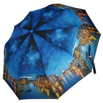 Зонт полуавтомат на 10 спиц "Ночные города" SL lg0492-2  lg0492 фото | ANANASKO