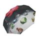 Женский зонтик полуавтомат "Calm Rain", на 9 спиц, розовый, 125-2 125-2 фото 4 | ANANASKO