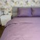 Комплект постельного белья двуспальный евро Сатин фиолетовый Ananasko 19125 19125(e) фото 2 | ANANASKO