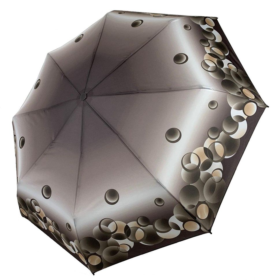 Женский механический зонтик на 8 спиц от SL, серый, 35011-6  35011-6 фото | ANANASKO