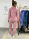 Жіночий костюм велюровий рожевий 48 р Lakerta PV4 PV4(48) фото 2 | ANANASKO