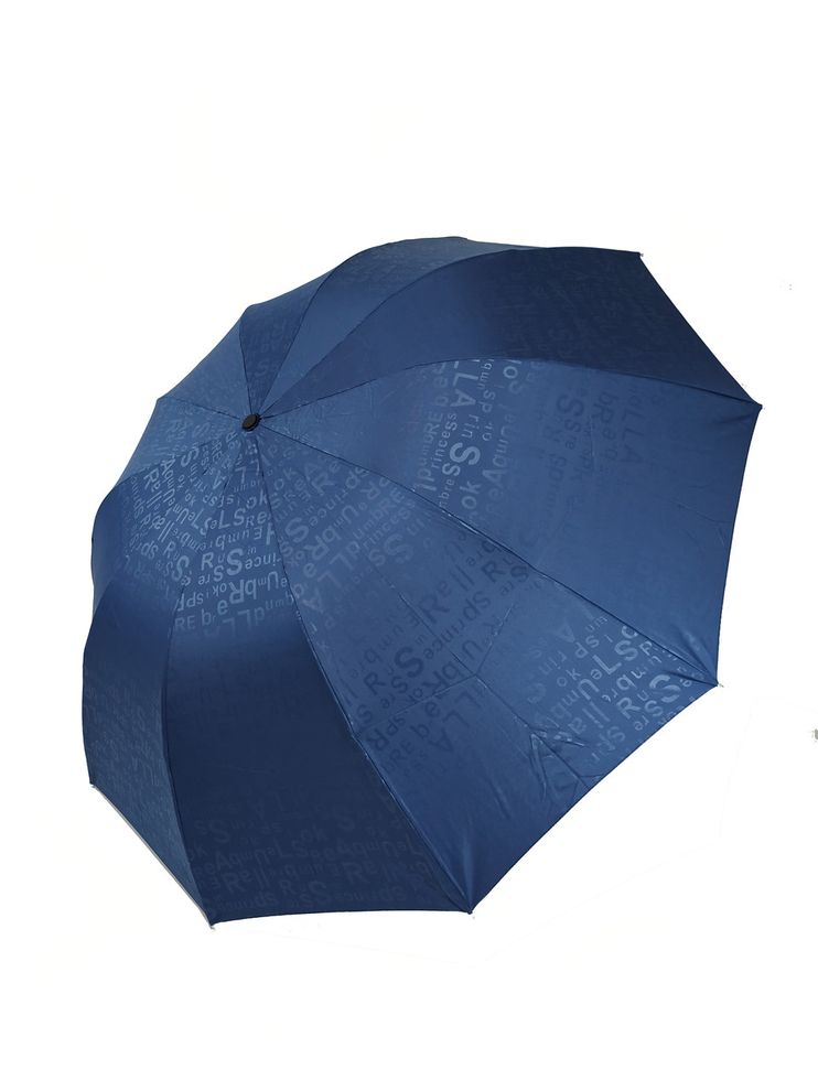 Механический большой семейный зонт на 10 спиц от фирмы "Flagman", синий, 609-2  609-2 фото | ANANASKO