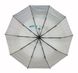 Жіноча парасолька-напівавтомат з сріблястим напиленням від Max, бірюзова ручка, 124-2 124-2 фото 5 | ANANASKO