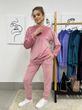 Женский костюм велюровый розовый 46 р Lakerta PV4