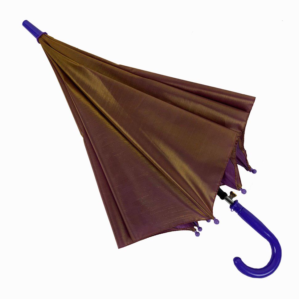 Детский зонт трость "хамелеон" однотонный, Flagman, оливковый, 502-2  502-2 фото | ANANASKO