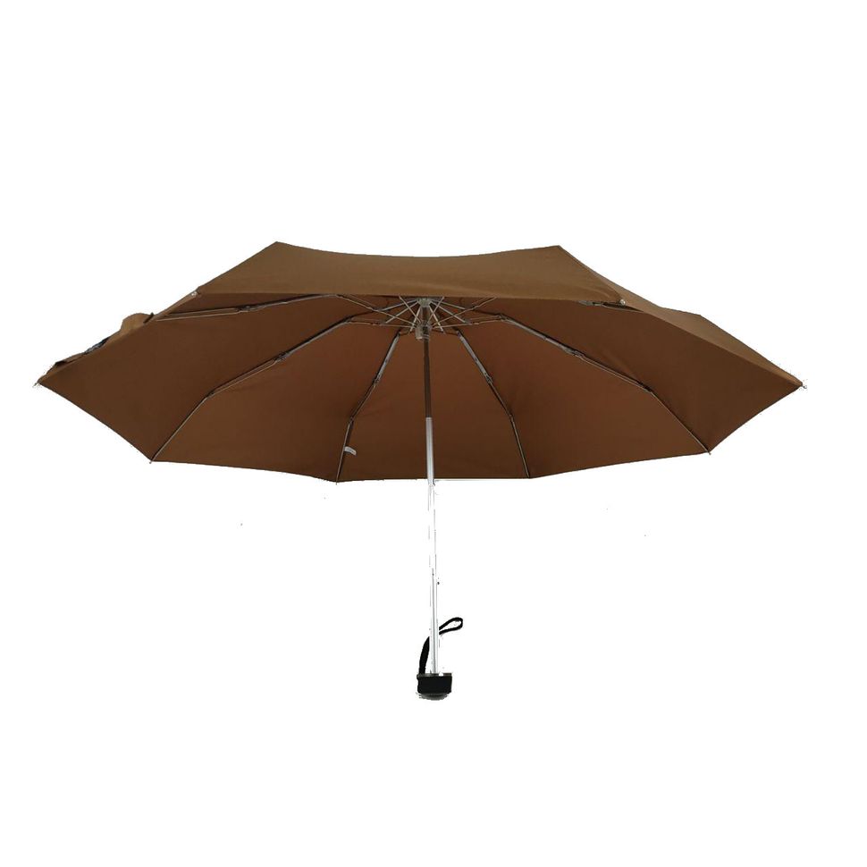 Женский механический мини-зонт Flagman "Малютка", коричневый, 504-12  504-12 фото | ANANASKO