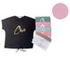 Женская футболка хлопковая розовая 56-60 р Ananasko 5472-3