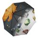 Жіноча парасоля напівавтомат "Calm Rain", на 9 спиць, помаранчевий, 125-5 125-5 фото 1 | ANANASKO