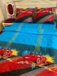 Детский комплект постельного белья полуторный "Тачки" Бязь Голд Ananasko 001341 140 ниток/см² 001341(1,5) фото | ANANASKO