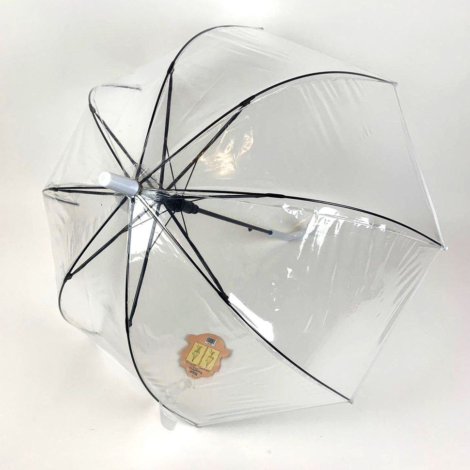 Дитяча прозора парасоля тростина від Max Comfort з білою ручкою, 027-1  027-1 фото | ANANASKO