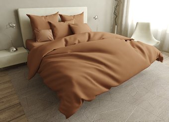 Комплект постельного белья двуспальный евро на резинке Бязь Голд Ananasko 141041 140 ниток/см² 141041(e) фото | ANANASKO