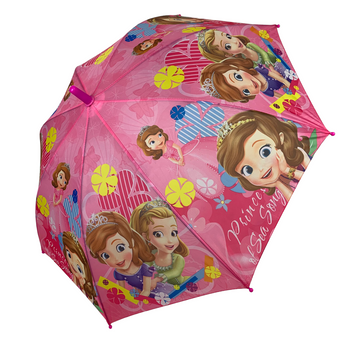 Детский зонт-трость с принцессами, полуавтомат от Paolo Rossi, розовый, 031-2 за 272 грн