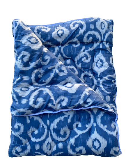 Одеяло евро холлофайбер с цветочным принтом Ananasko K882 300 г/м² K882(e) фото | ANANASKO