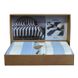 Комплект постельного белья двуспальный евро Вареный хлопок Ранфорс Epaisse Blue Turkiz VB11 VB11(e) фото 2 | ANANASKO