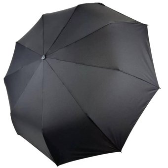 Зонт полуавтомат на 9 спиц черный "Три Слона" Ig034075-1  Ig034075 фото | ANANASKO