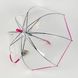 Дитяча прозора парасоля тростина від Max Comfort з рожевою ручкою, 027-3 027-3 фото 3 | ANANASKO
