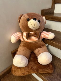 Детский плед 150х120 см с игрушкой Медвежонок Ananasko P303  P303 фото