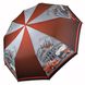 Жіноча парасоля-напівавтомат з принтом Колізею від Flagman, червоний, 509-3 509-3 фото 1 | ANANASKO