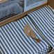 Комплект постельного белья двуспальный евро Вареный хлопок Ранфорс Kaine Navy Blue Turkiz VB13 VB13(e) фото 5 | ANANASKO