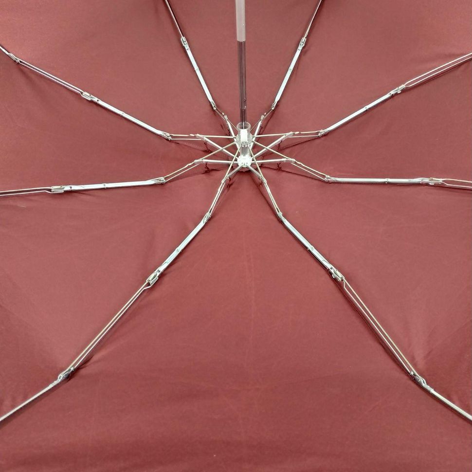 Жіноча механічна парасоля Flagman "Малютка" бордовий колір, 704-1  504-1 фото | ANANASKO