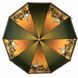 Женский складной зонт-полуавтомат c принтом ночного города от Flagman, коричневый, 509-4 509-4 фото 2 | ANANASKO