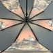 Женский складной зонт-полуавтомат c принтом ночного города от Flagman, коричневый, 509-4 509-4 фото 4 | ANANASKO