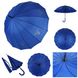 Жіноча парасоля-тростина з логотипами брендів, напівавтомат, синій, 1001-3 1001-3 фото 2 | ANANASKO