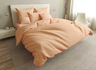 Комплект постельного белья двуспальный евро на резинке Бязь Голд Ananasko 141045 140 ниток/см² за 1 205 грн