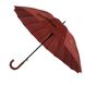 Женский зонт-трость с логотипами брендов, полуавтомат, бордовый, 1001-4 1001-4 фото 1 | ANANASKO