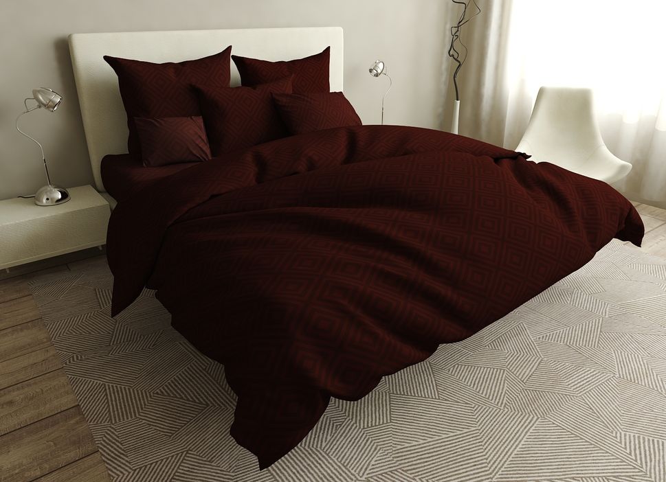 Комплект постельного белья двуспальный на резинке Бязь Голд Ananasko 14128 115 г/м² 14128(2,0) фото | ANANASKO