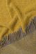 Плед на односпальную кровать 140х200 шерстяной серо-желтый 22244017 22244017 фото 2 | ANANASKO