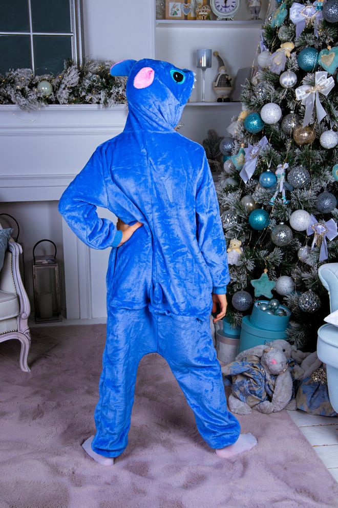 Кігурумі піжама Єдиноріг Стіч синій 5055(100)  5055(100) фото | ANANASKO