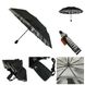 Женский зонтик полуавтомат Bellissimo с узором изнутри, черный,18315-1 18315-1 фото 2 | ANANASKO