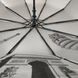 Женский зонтик полуавтомат Bellissimo с узором изнутри, черный,18315-1 18315-1 фото 3 | ANANASKO