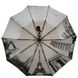 Женский зонтик полуавтомат Bellissimo с узором изнутри, черный,18315-1 18315-1 фото 8 | ANANASKO