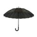 Жіноча парасоля-тростина з логотипами брендів, напівавтомат, чорний, 1001-6 1001-6 фото 4 | ANANASKO