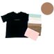 Жіноча футболка бавовняна коричнева 52-54 р Ananasko 5342-2