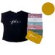 Женская футболка хлопковая желтая 52-54 р Ananasko 5212-1