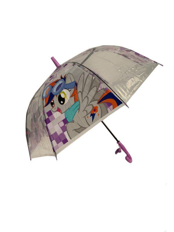 Детский зонт-трость "Пинки пай" от Mario, с фиолетовой ручкой, TF5-5  TF5-5 фото | ANANASKO
