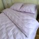 Комплект постельного белья двуспальный евро на резинке Страйп сатин лиловый Ananasko 553405 553405(e) фото 1 | ANANASKO