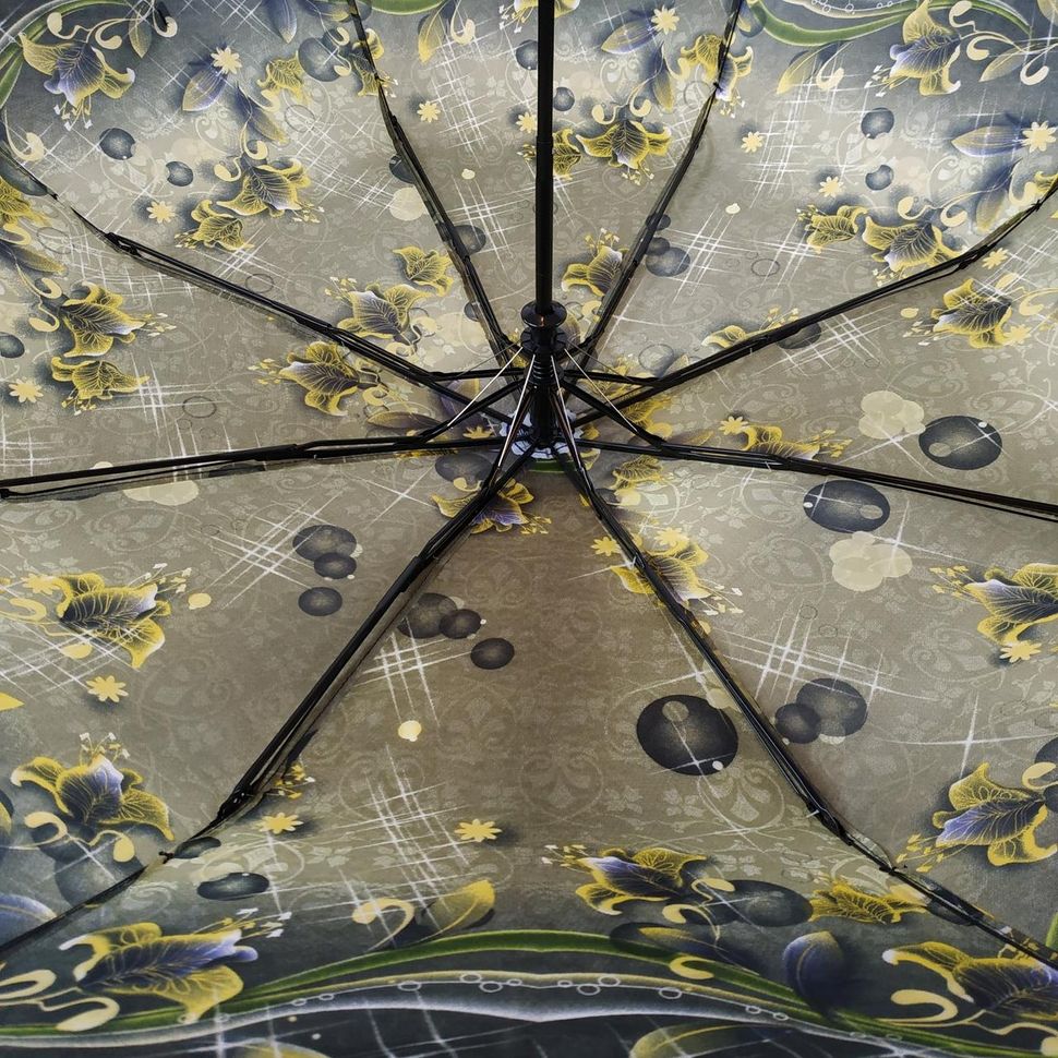 Женский полуавтоматический зонтик Lima на 8 спиц с цветочным принтом, 310-10  310-10 фото | ANANASKO