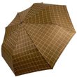 Зонтик полуавтомат на 8 спиц светло-коричневый в клеточку Toprain Ig02023-3