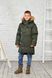 Зимова камуфляжна куртка на хлопчика 146 1076 (Хаки камуфляж) (146) фото 1 | ANANASKO