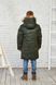 Зимняя камуфляжная куртка на мальчика 146 1076 (Хаки камуфляж) (146) фото 6 | ANANASKO