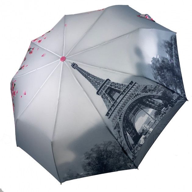 Жіноча парасоля автомат Flagman з ейфелевою вежею в подарунковій упаковці, 545-1  545-1 фото | ANANASKO