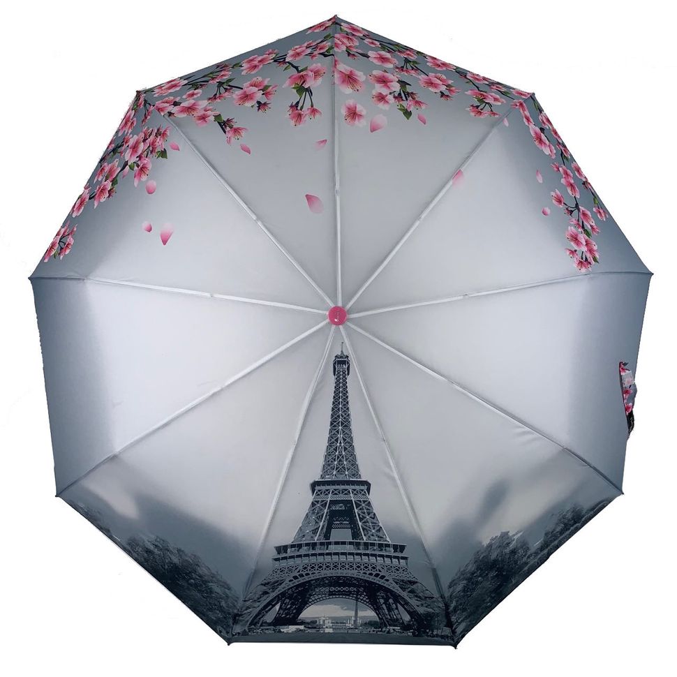 Женский автоматический зонт Flagman с эйфелевой башней в подарочной упаковке, 545-1  545-1 фото | ANANASKO